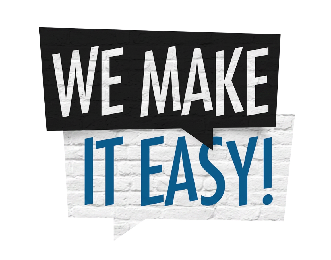 We make IT easy graffiti graphic